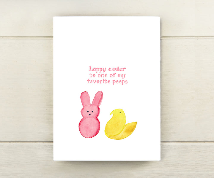 Favorite Peeps Easter Card