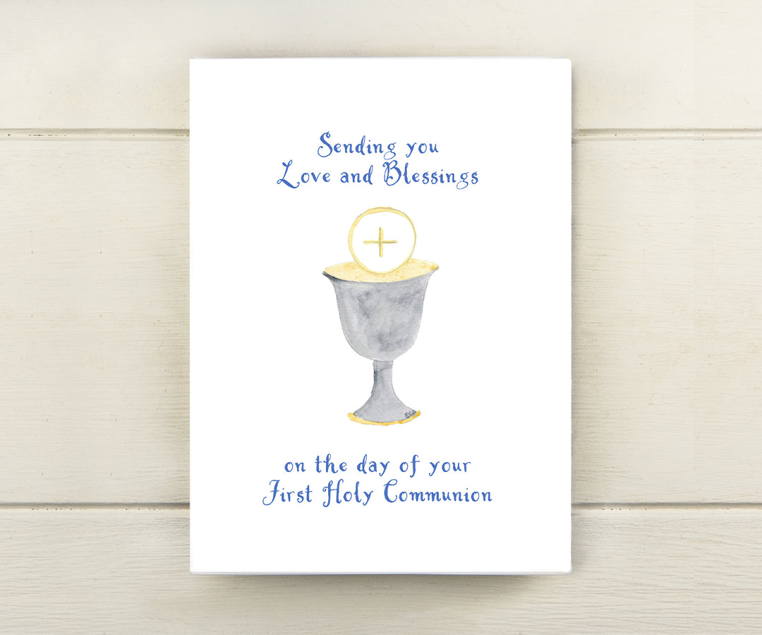 First Communion Card Ideas Personalised Irish First Communion Card For