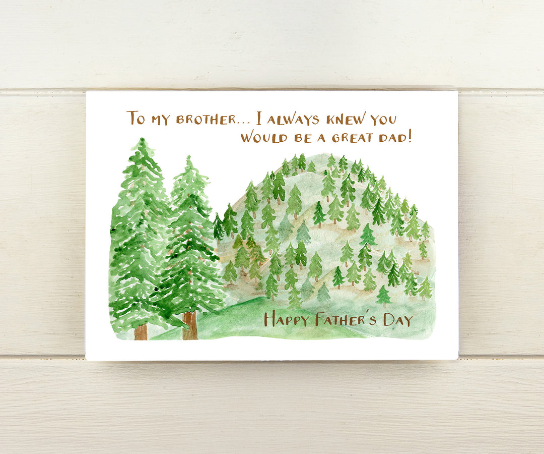 For a Brother Father's Day Card
