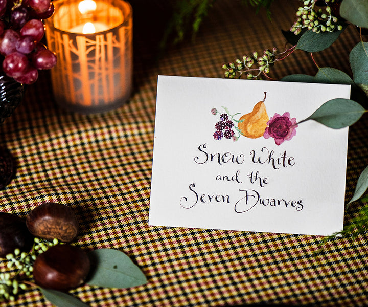 Fruits & Flower Table Number photo by Melissa Mullen