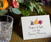 Fruits & Flower table name photo by Melissa Mullen