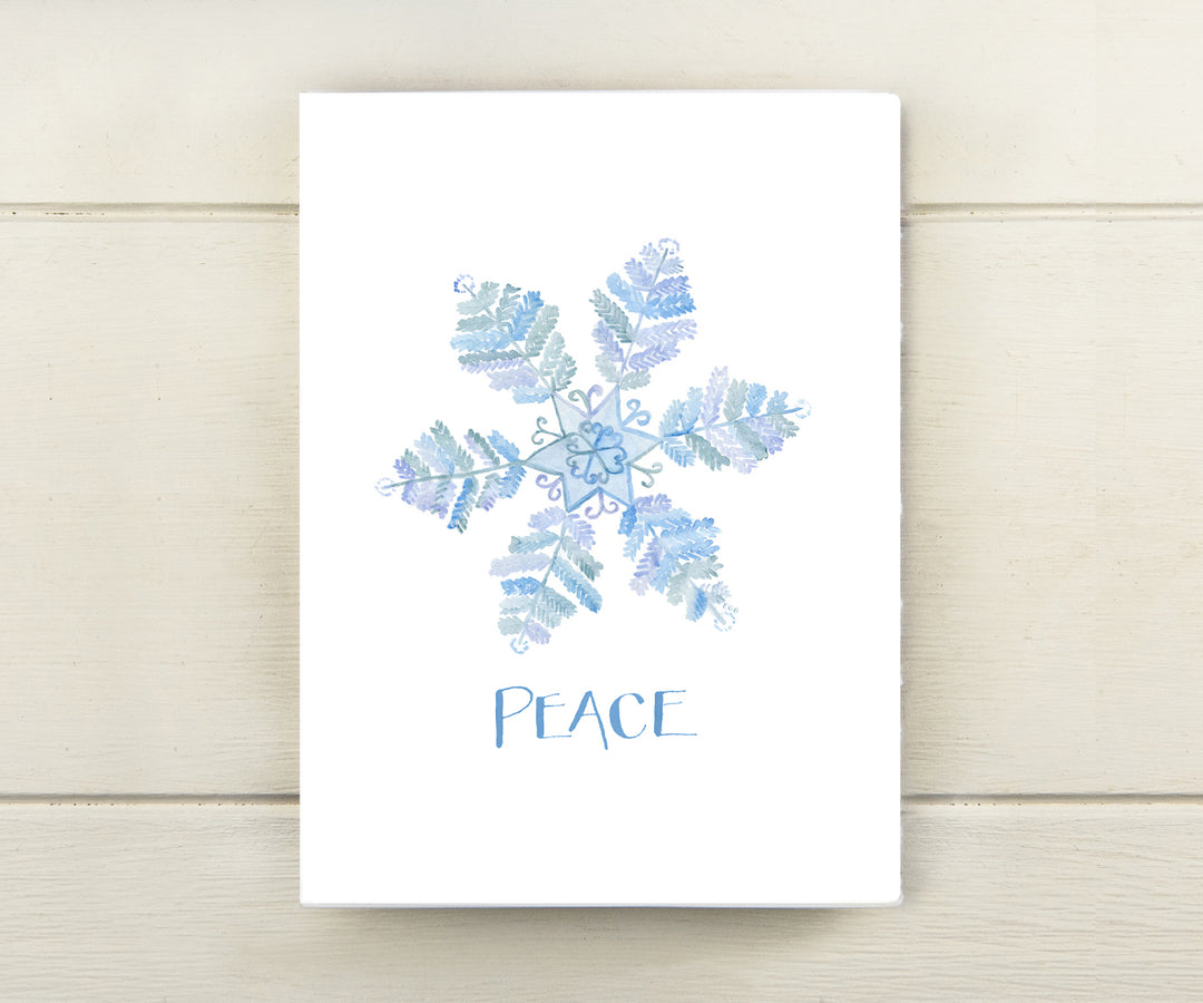 Giant Snowflake Holiday Card