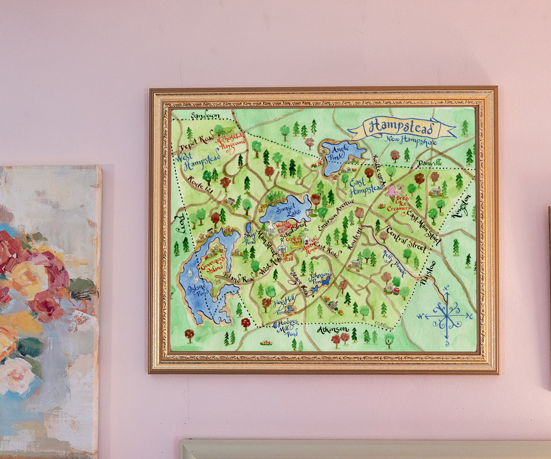 Map of Hampstead, NH