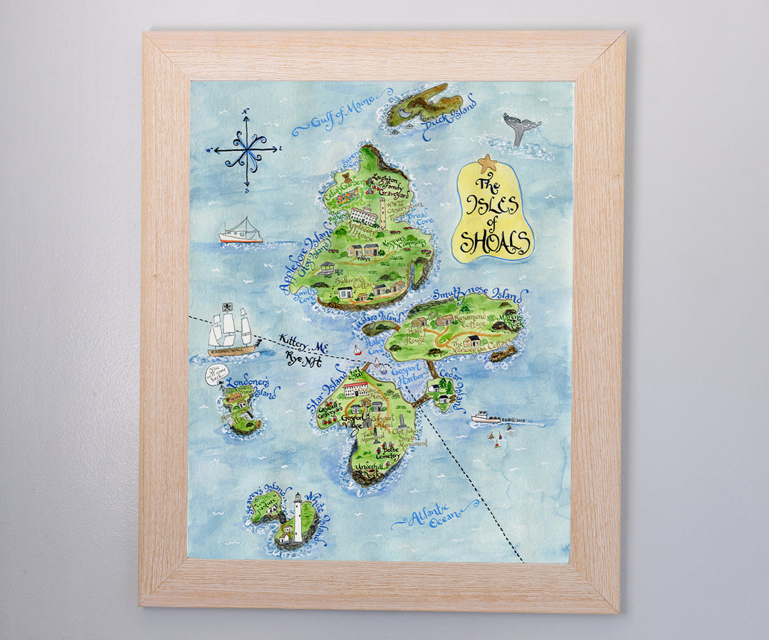 Map of Isles of Shoals