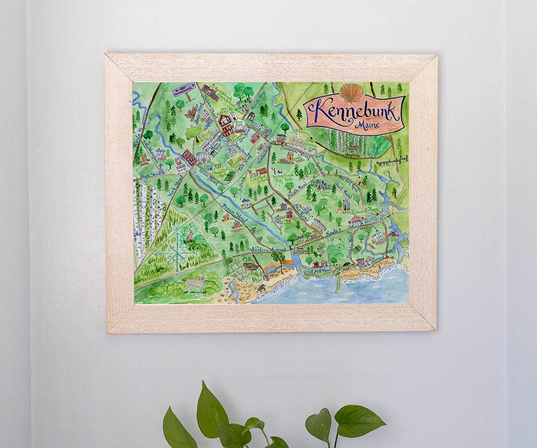 Map of Kennebunk, ME