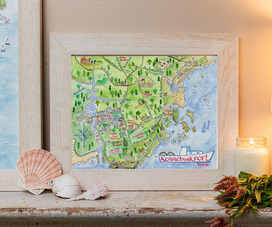 Map of Kennebunkport, ME