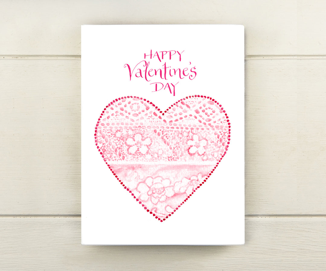 Lace Valentine Heart Card