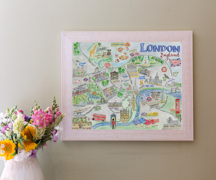 Map of London England