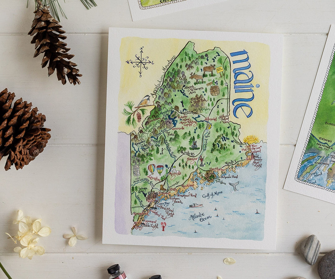Map of Maine