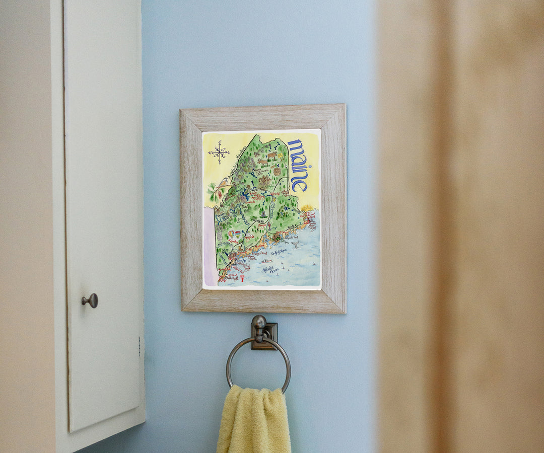 Map of Maine