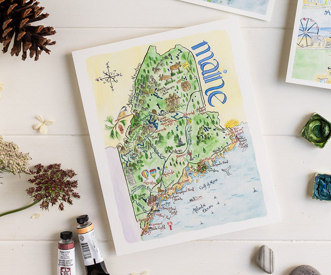 Map of Maine