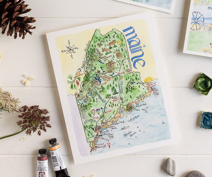 Map of Maine