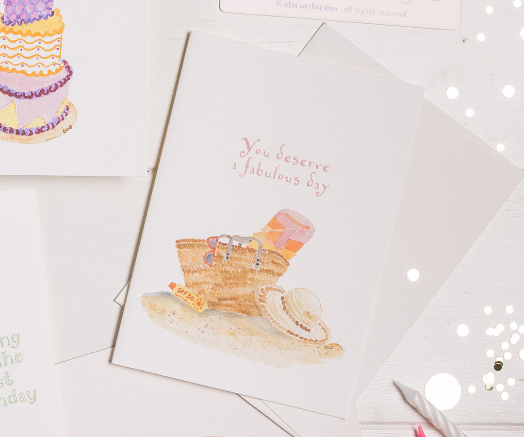 Beach Gear Mother's Day Card