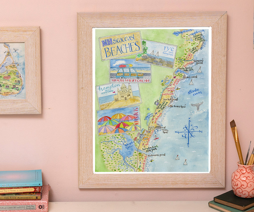 Map of New Hampshire Beaches