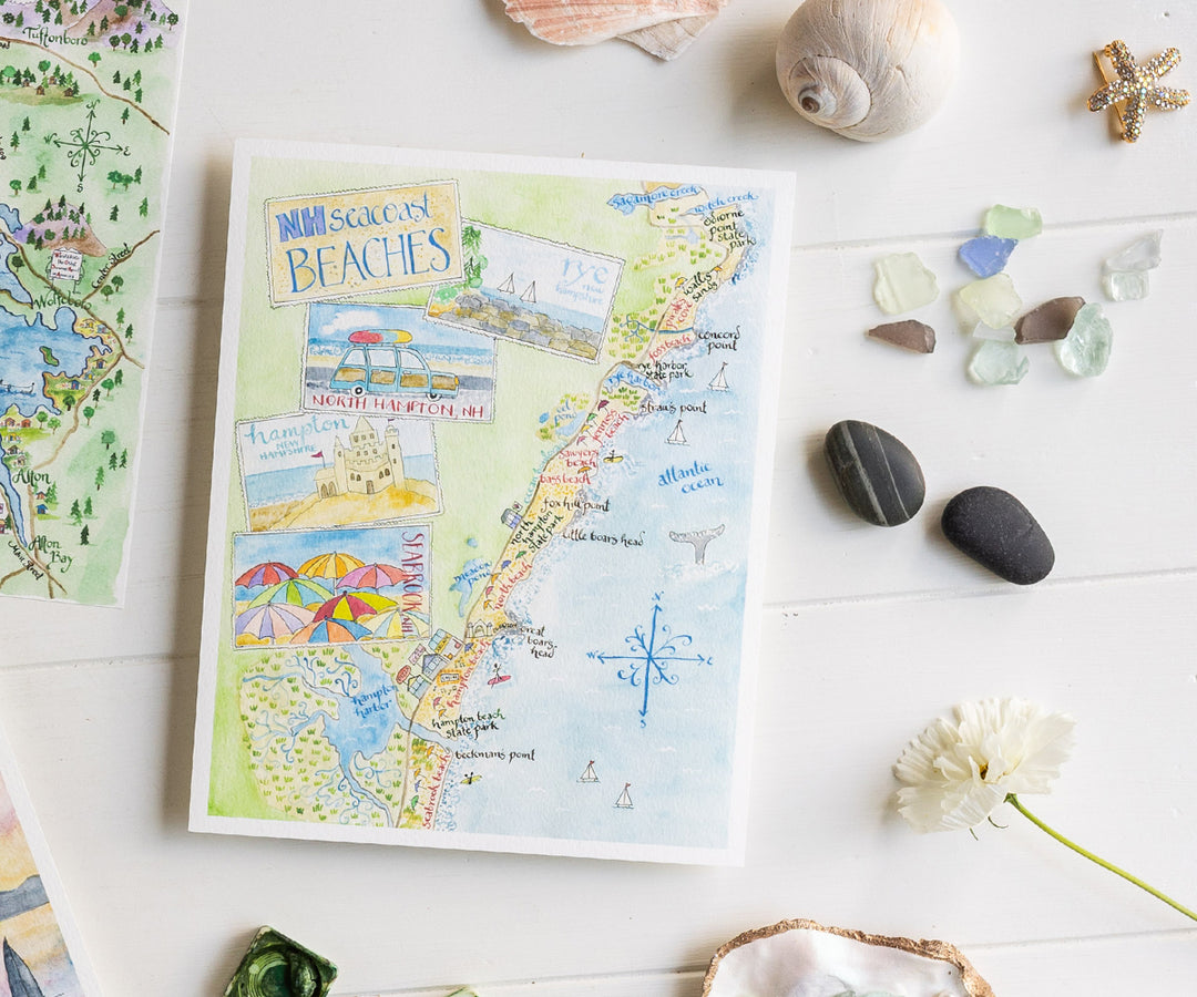 Map of New Hampshire Beaches