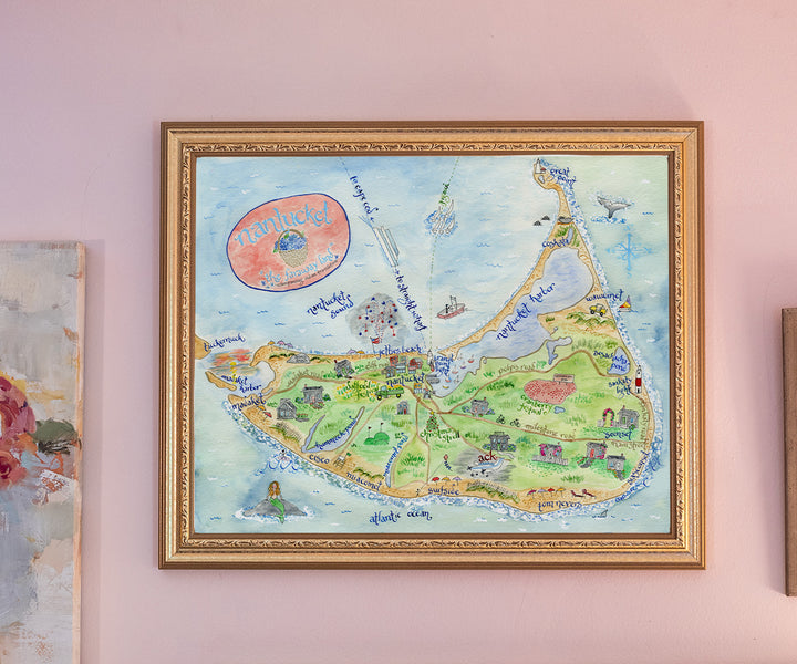 Map of Nantucket, MA