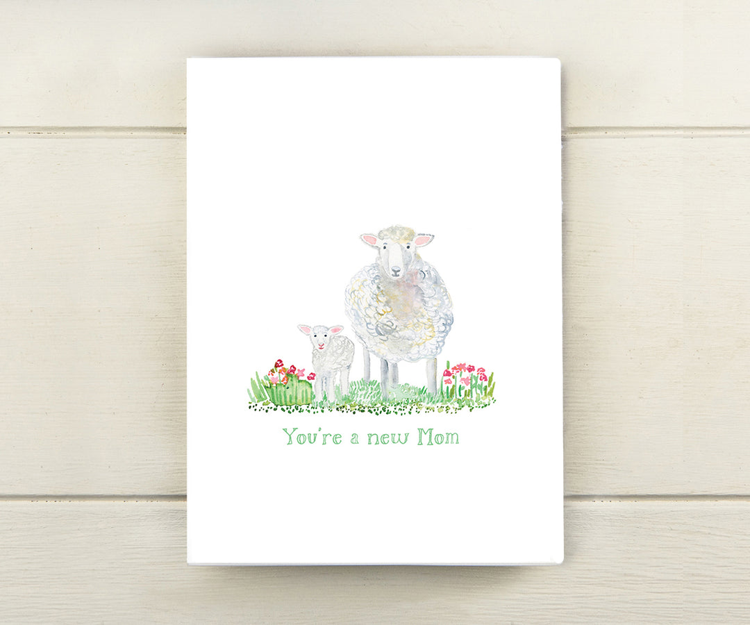 New Mom Sheep Card