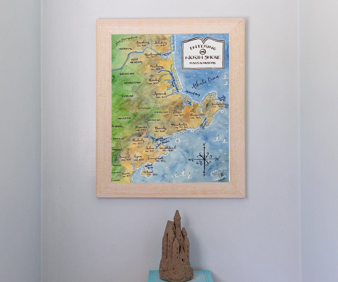 Map of North Shore Massachusetts