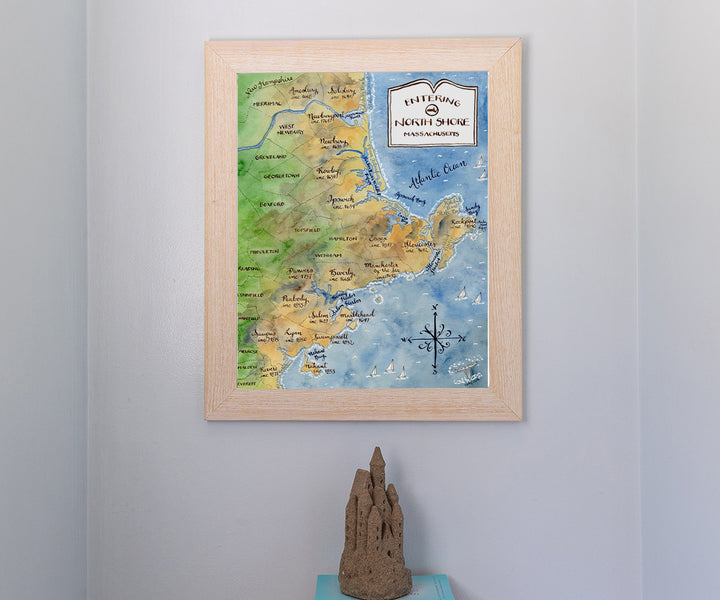 Map of North Shore Massachusetts