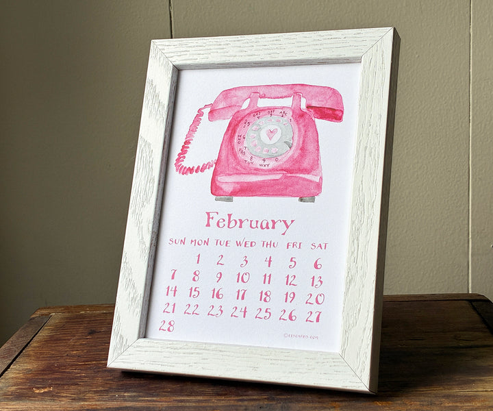 5" x 7" Slim Profile White Wood Frame