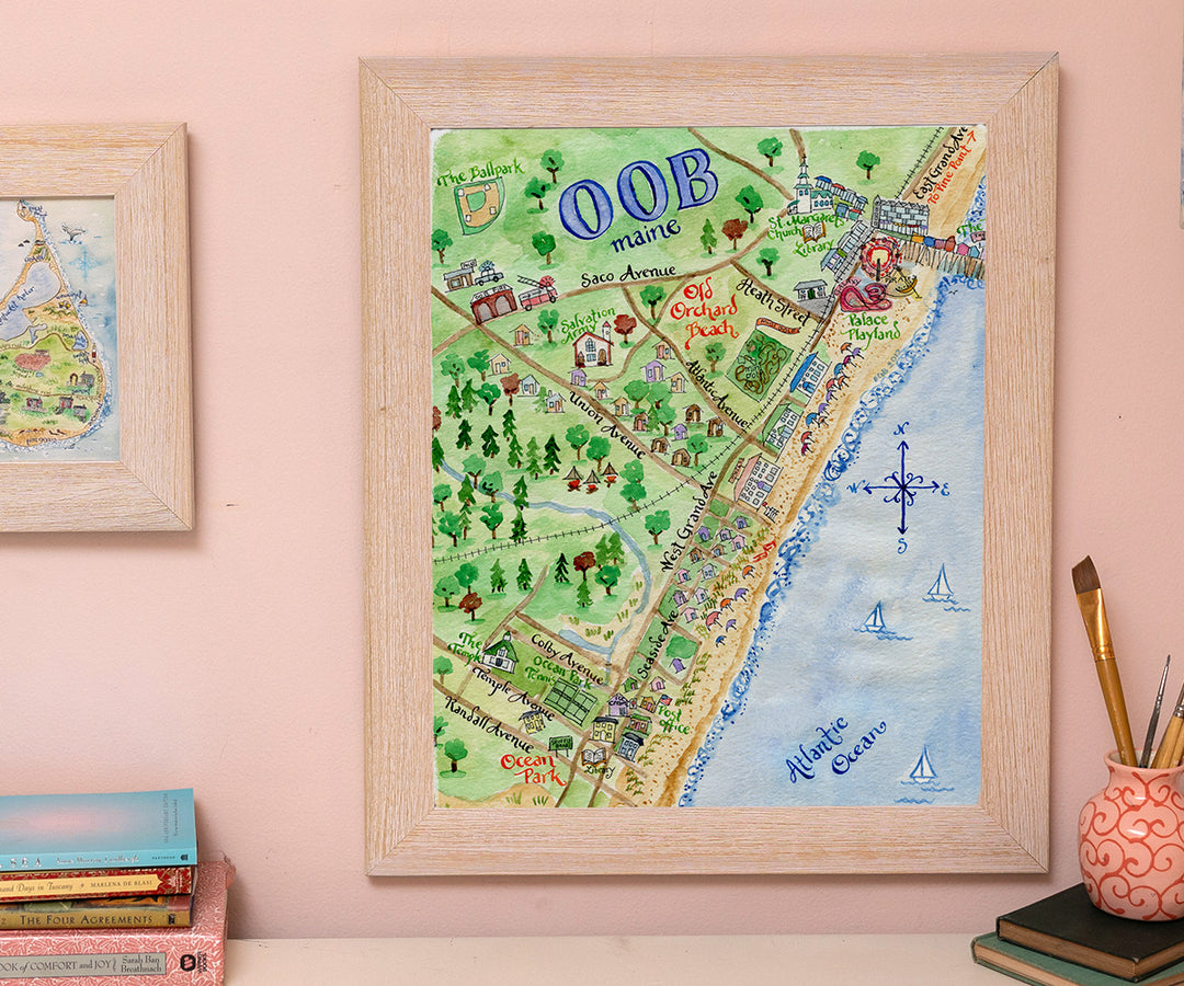 Map of Old Orchard Beach, ME