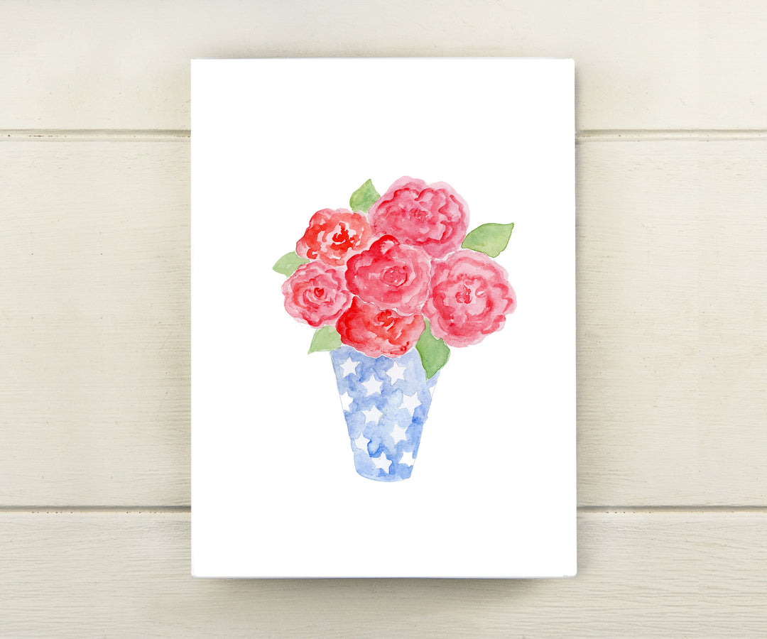Patriotic Bouquet Card