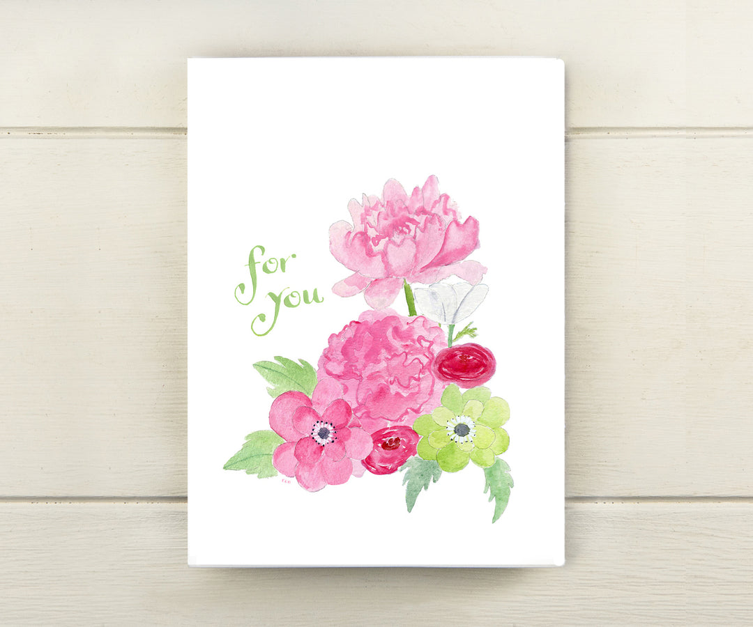 Prettiest Pink Flowers Card