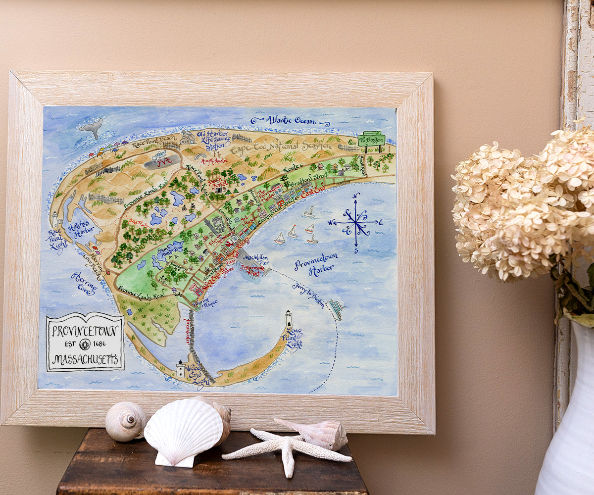 Map of Provincetown, MA – El's Cards