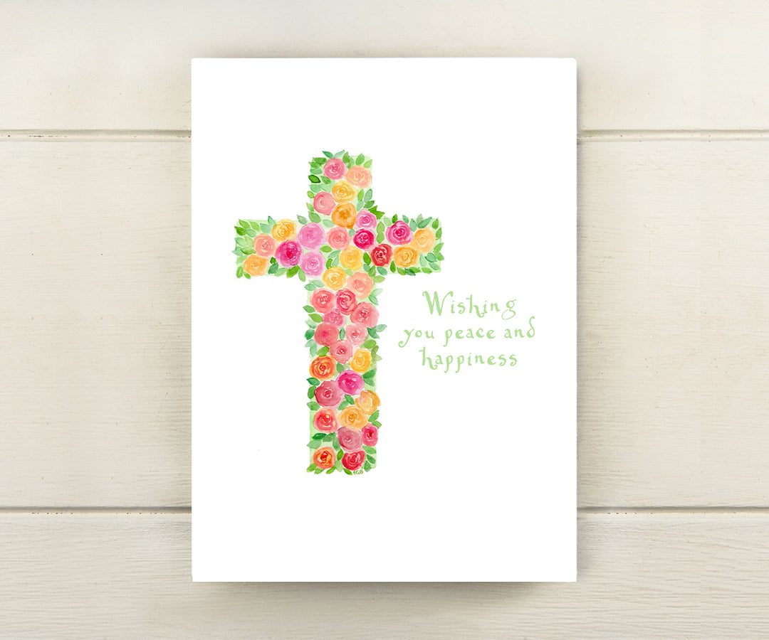 Rose Cross Card