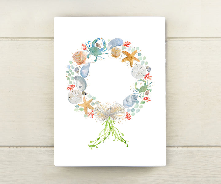 Sea Wreath Holiday Card