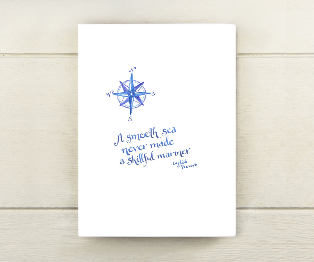 Smooth Sea Quote Card