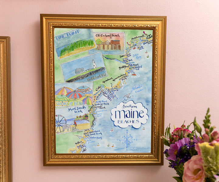 Map of Southern Maine Beaches