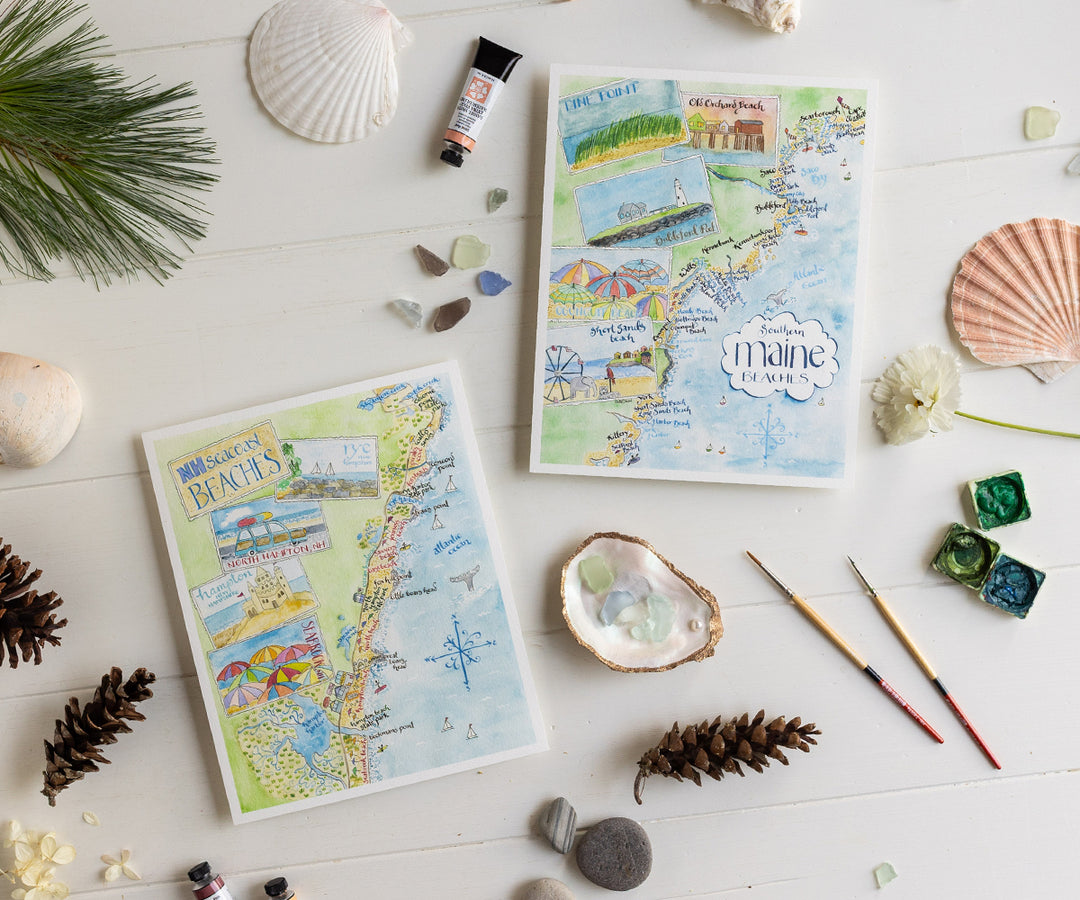 Map of Southern Maine Beaches