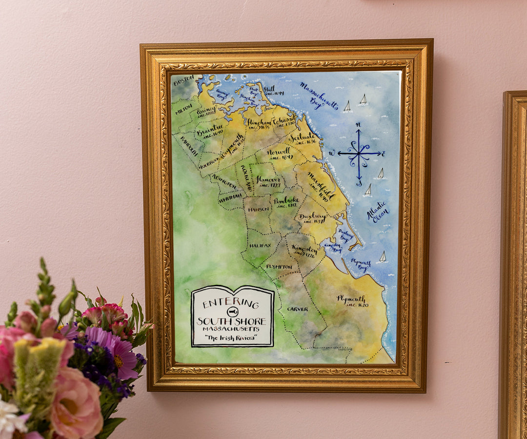 Map of South Shore Massachusetts