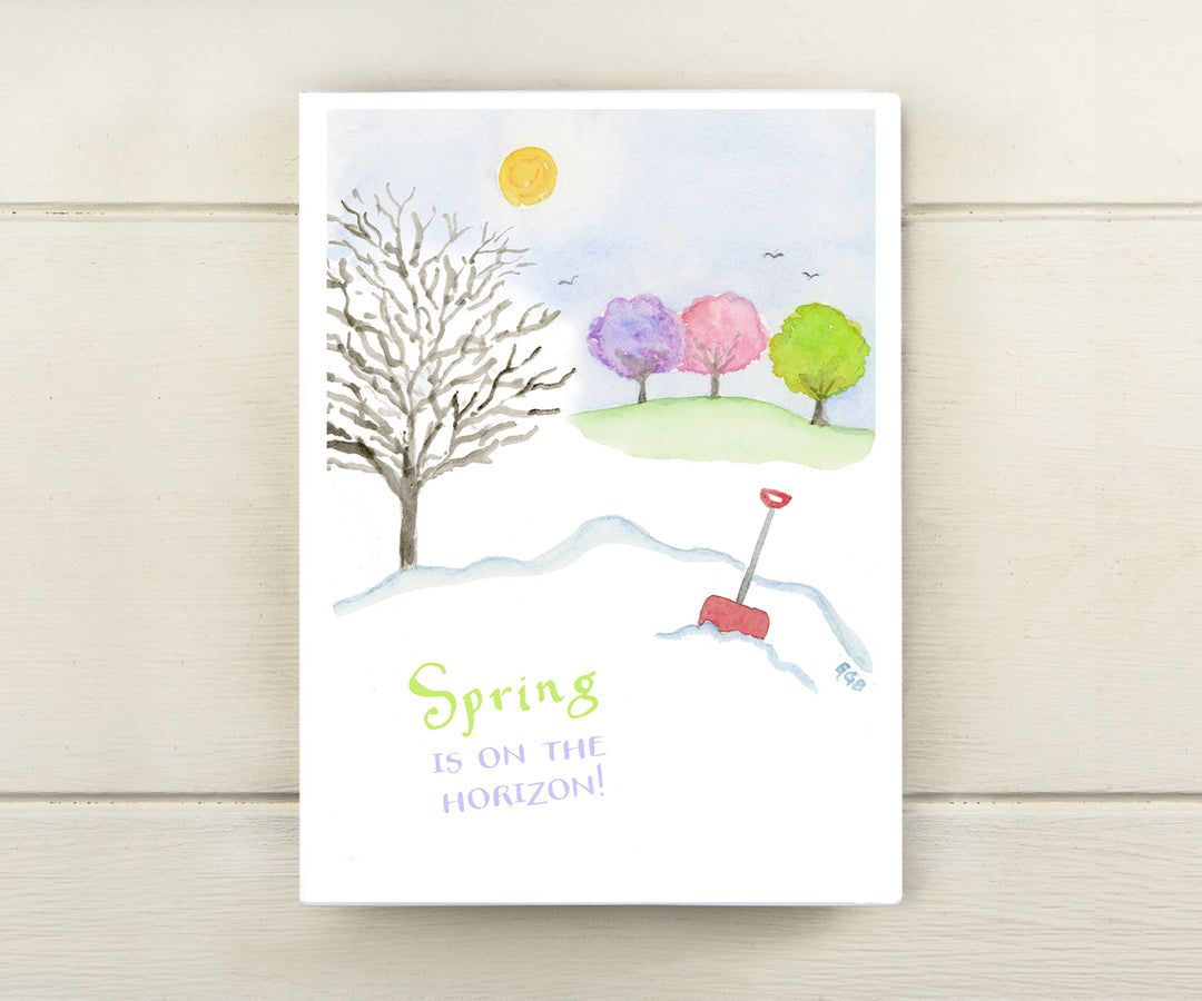 Spring on the Horizon Card