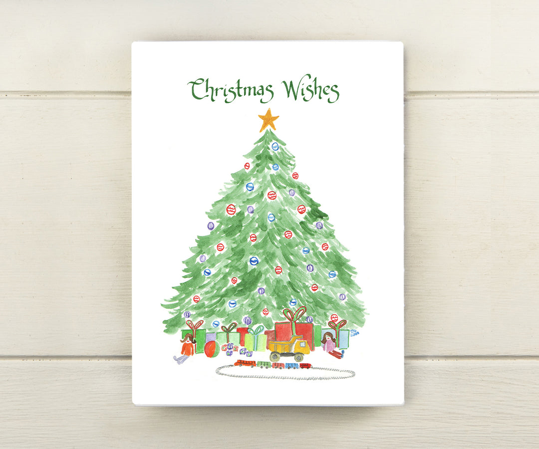 Tree with Toys Holiday Card