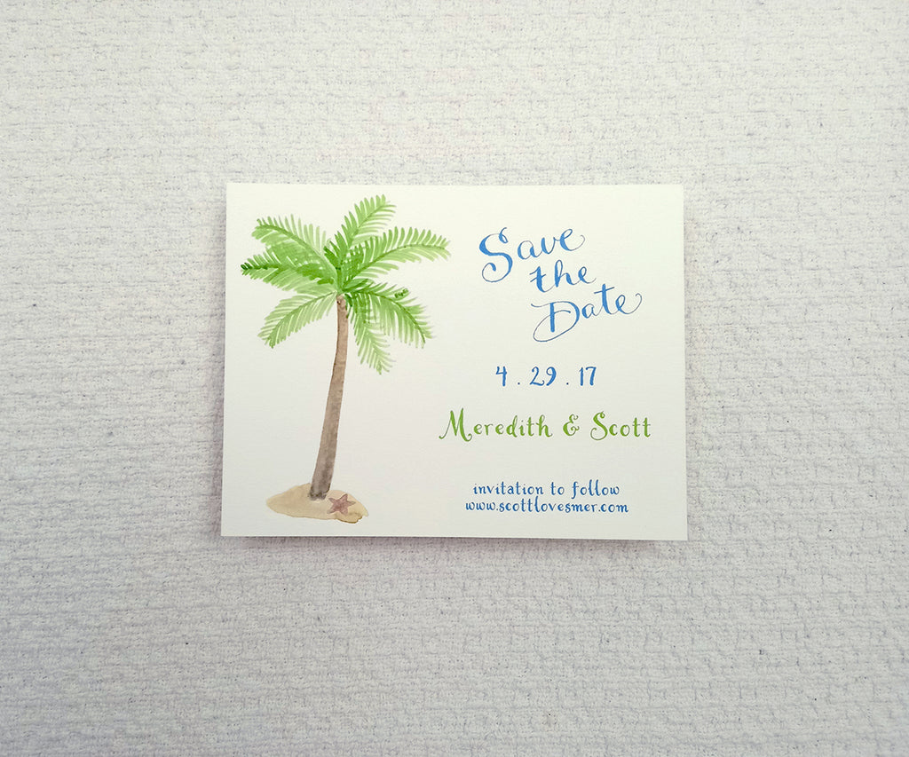 Tropical Melange save the date