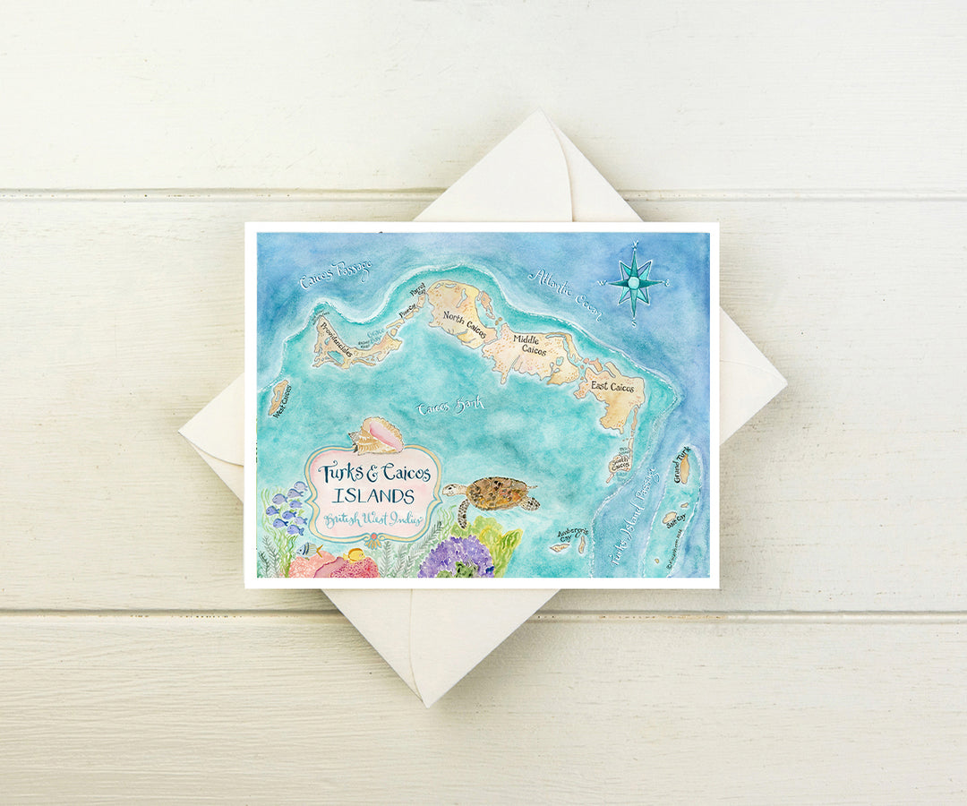 Turks & Caicos Islands Note Cards