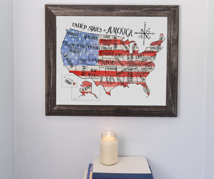 Map of the United States