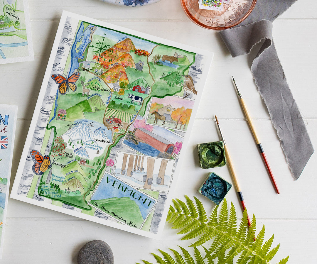 Map of Vermont