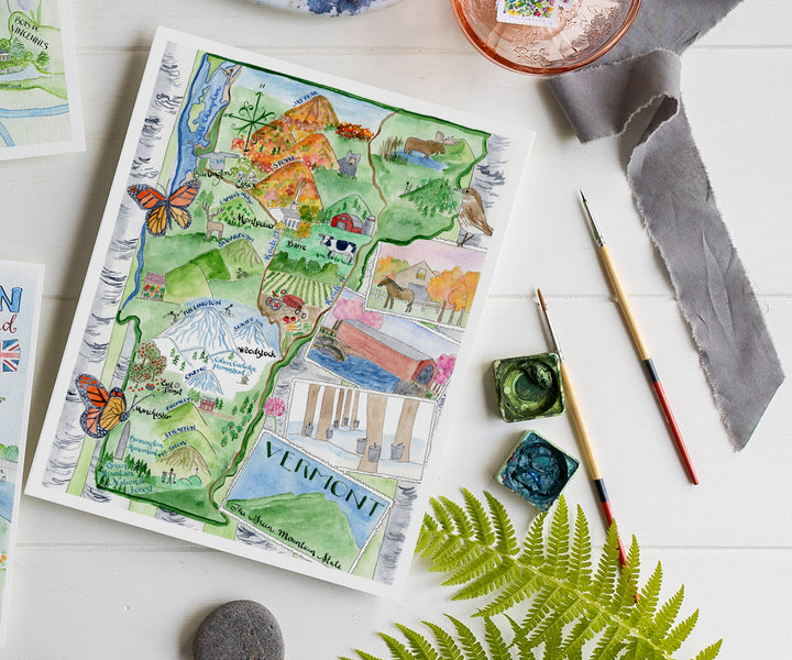 Map of Vermont