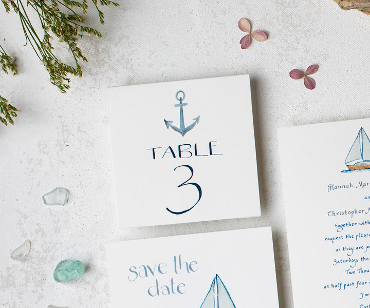 Anchor Table number