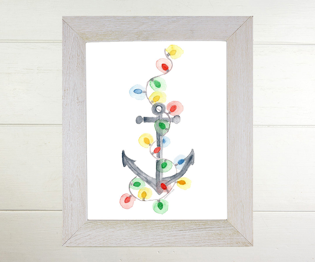 Anchor Christmas Print