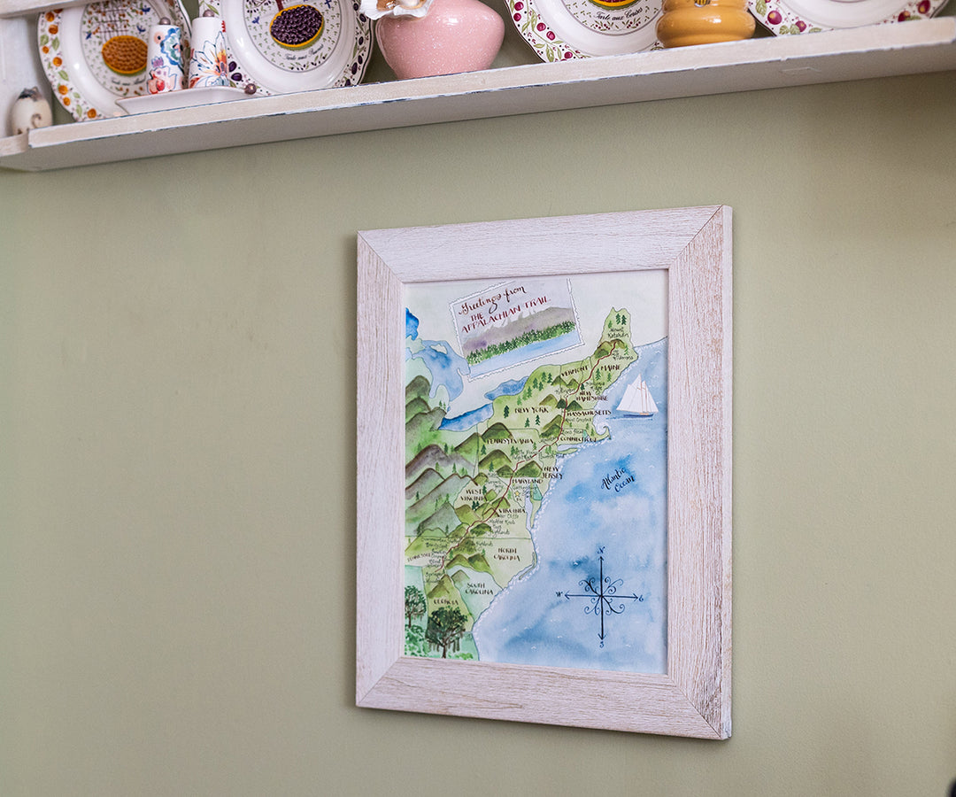 Map of Appalachian Trail