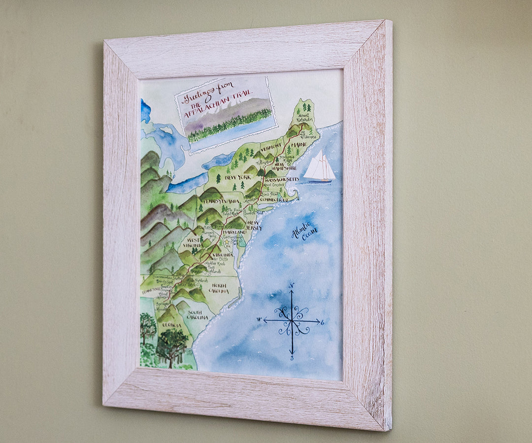 Map of Appalachian Trail