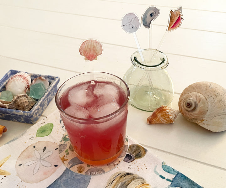 Beach Treasures stir sticks