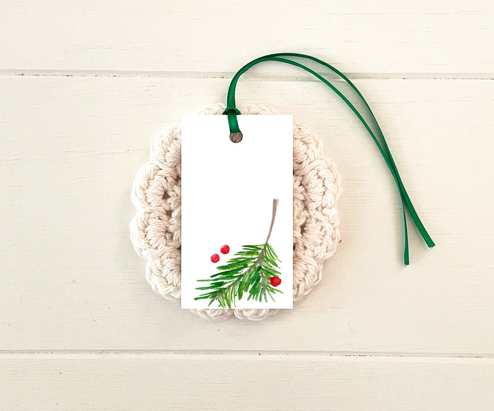 Berry & Bough Holiday Gift Tags