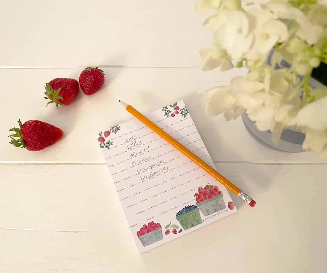 Mini Mixed Berries Notepad