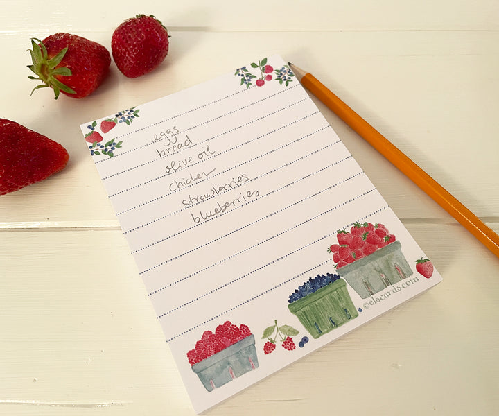 Mini Mixed Berries Notepad