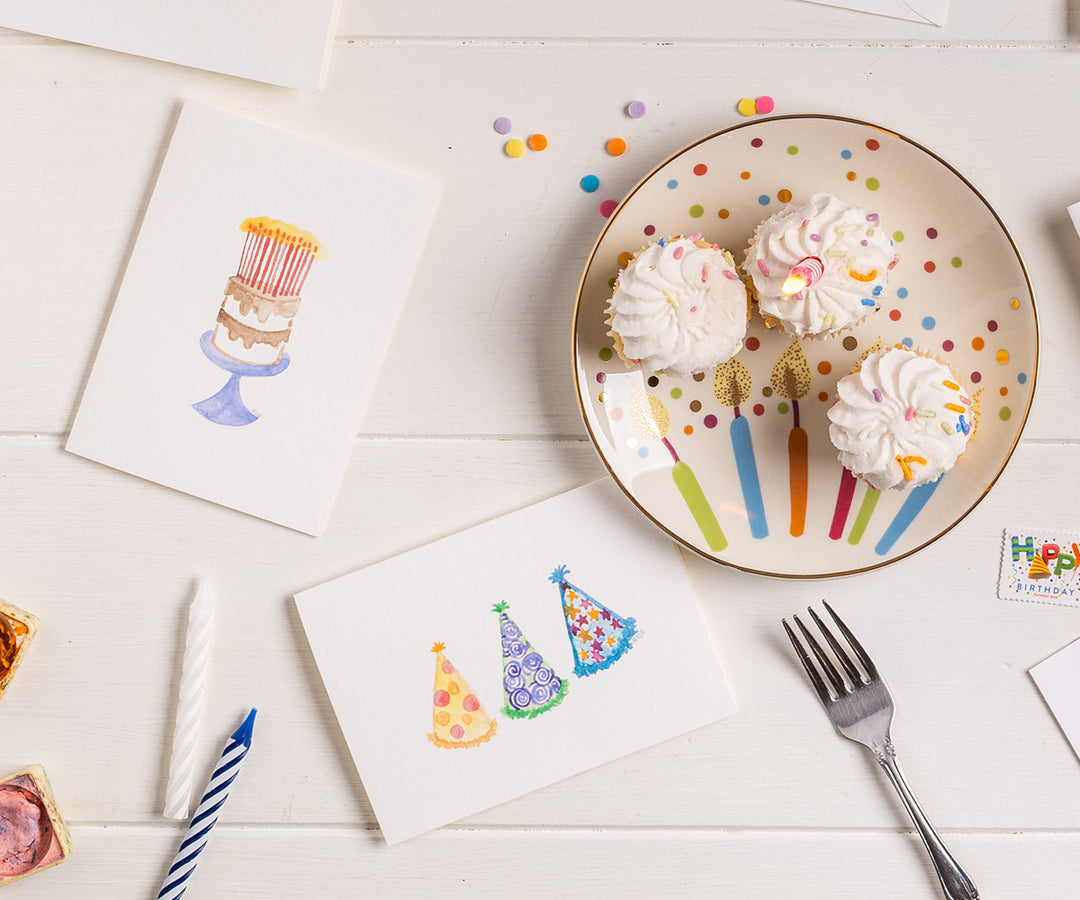 Birthday Celebrate Note Cards